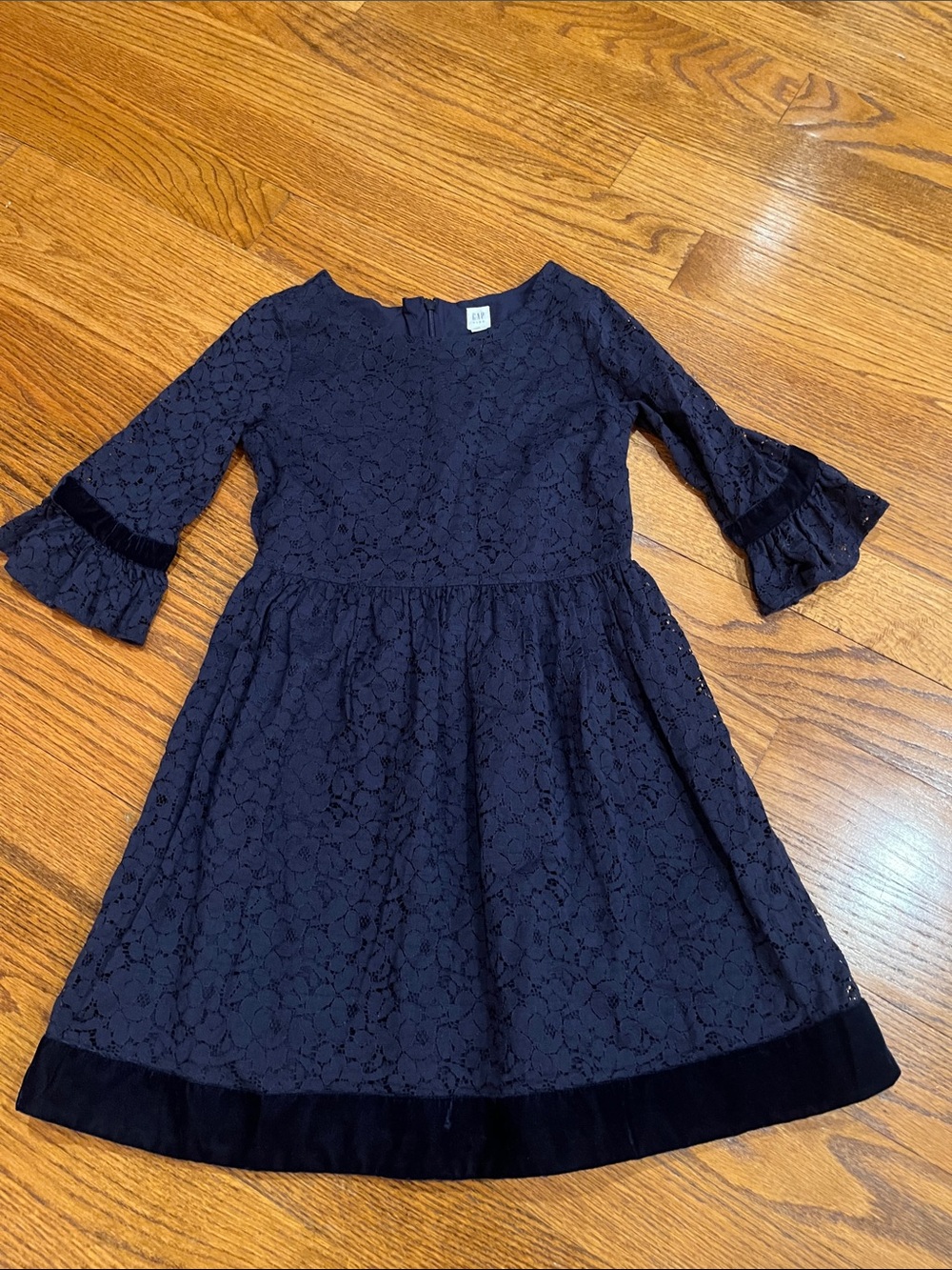GAP Kids Navy Lace blue dress size large girls.